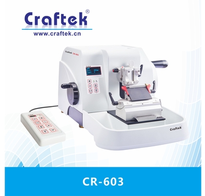 3-mode Semi-automatic Rotary Microtome CR-603